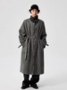 Simple Project/Y25217/水洗油蜡感涂层打褶大衣 商品缩略图1