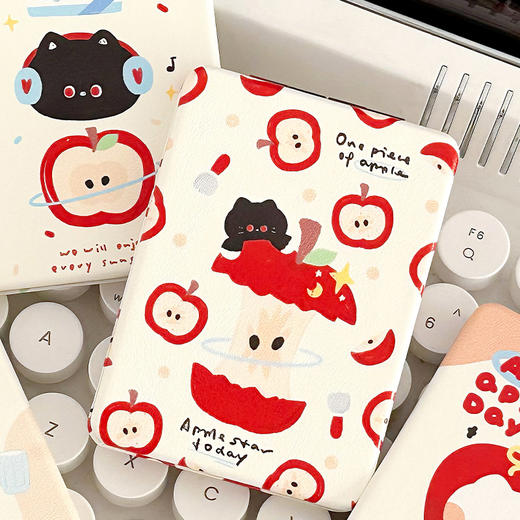 卡通上面折叠苹果小猫便携长镜便携镜-纪念日百货门店同款167843923 商品图2