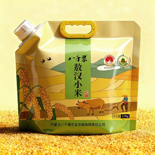 赤峰敖汉旗 八千粟敖汉小米2.5kg袋装 全球环境500佳 世界小米之乡  全球重要农业文化遗产地 BBQS 商品图0