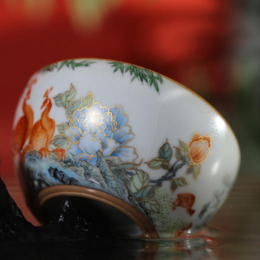 问鼎汝瓷鼎峰系列春意无限（月白精工复刻款观月杯） 商品图2