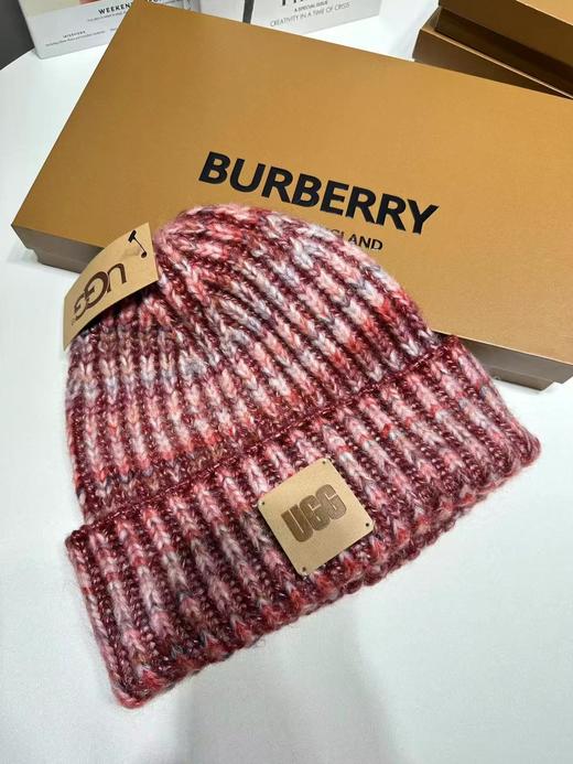 D121038秋冬季加厚皮标保暖帽针织帽男女款百搭防寒冷帽 商品图6