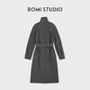 ROMI STUDIO“随性松弛”锦绸轻量化牛角扣宽松翻领风衣 RWCSWG6983 商品缩略图1