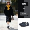 内增高4.5cm加绒毛毛鞋2025冬季新款魔术贴百搭面包鞋休闲单鞋女 商品缩略图1