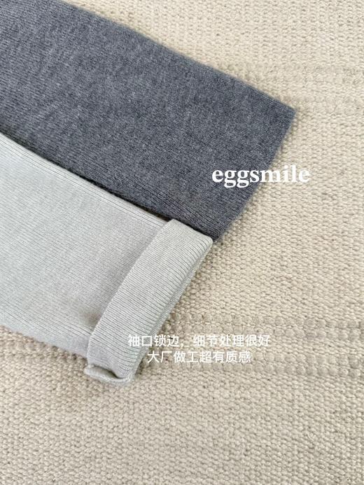 【2件到手139元】Eggsmile 16色经典半高领绵软打底衫 多色可选长袖休闲简约百搭上衣内搭 商品图2