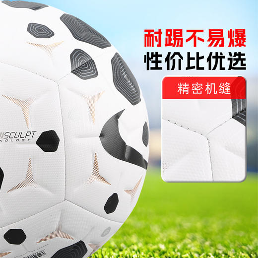 小李子耐克25机缝中端训练足球3号4号5号机缝训练球HV4386-100 商品图2
