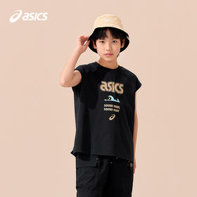 ASICS/亚瑟士童装25年夏季新款男童吸湿速干运动日式凉感T恤短袖