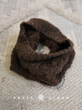 PETIT SCHAN小闪 ACC#049 A Twisted Sense of Joy  开心麻花  牦牛绒手纺纱手编绞花围脖