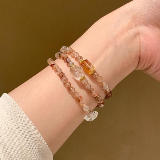 ARSIS｜晶石系列 招财纳贵·黑金超七三圈串珠手链 商品图4