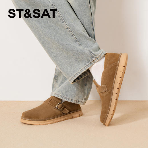 星期六男士休闲百搭一脚蹬勃肯鞋SSD3121015 商品图1