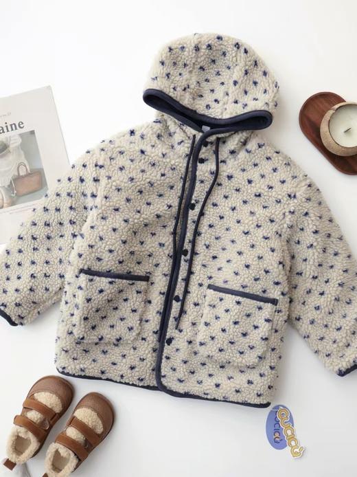 二店y 【5272】喜慕~韩国单 ，羊羔绒夹棉连帽外套 厚外套 商品图8