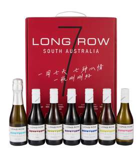 澳大利亚朗柔葡萄酒7天臻选小酒七天小酒礼盒187ml