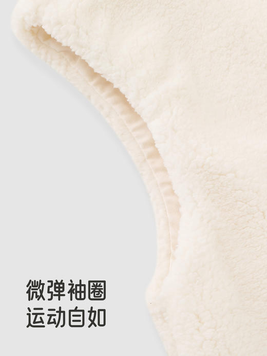 英氏婴儿马甲冬季新款男女宝宝加绒保暖外穿儿童背心YZJGJ3R006A 商品图3