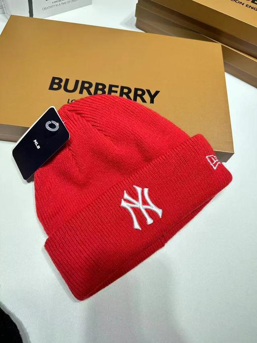 D121036冬款保暖帽针织帽加厚拼皮秋季潮百搭男女款帽子 商品图7