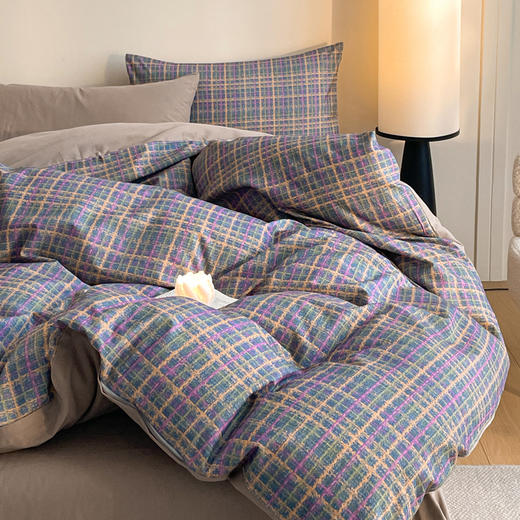 裸感亲肤~秋冬全棉加厚轻磨毛床上四件套 陶瓷磨毛纯棉触肤即暖 锁温暖绒床单被套 商品图6