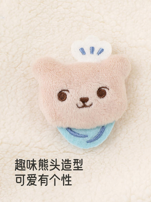 英氏婴儿马甲冬季新款男女宝宝加绒保暖外穿儿童背心YZJGJ3R006A 商品图4