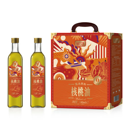 马尔塔核桃油双支礼盒(精装)500ML*2-XJ 商品图0