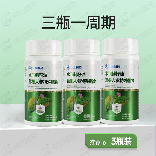 华北制药水飞蓟葛根人参特殊膳食    酒局加班HOLD住 商品图6