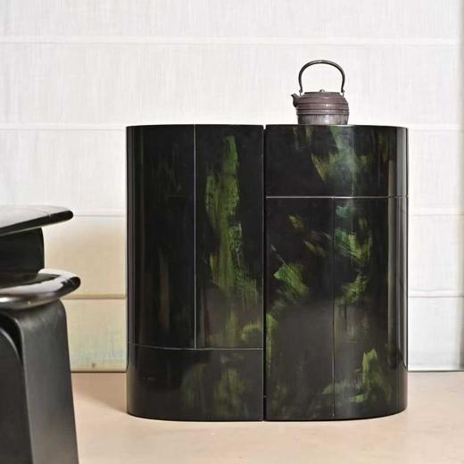 泊云 茶水柜 大漆 烧水柜 商品图0