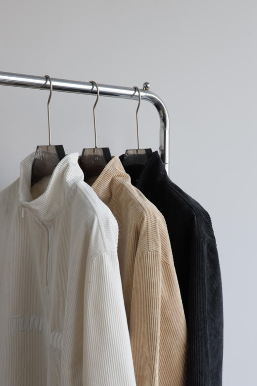 T.H 元单 宽松灯芯绒半拉链夹克 WT942 商品图4