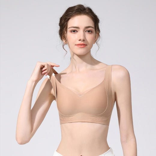 买一送一！！！【稳提拉 防下垂】QIUBAN秋板第4代提拉条轻塑文胸 立体承托 W型软支撑 向上提拉 显胸更透气 商品图5