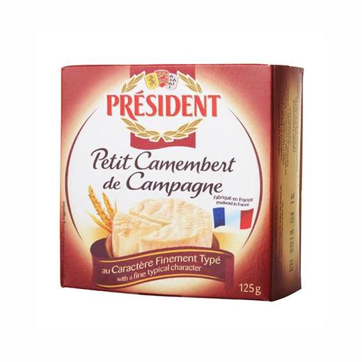 总统牌田园金文干酪125G 商品图0