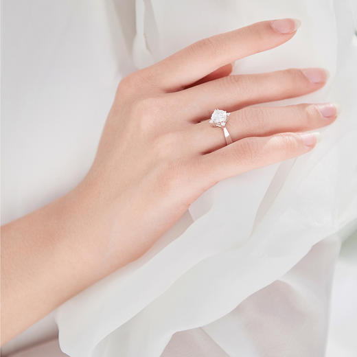 ［东方爱意］18K金钻石戒指#闪亮 商品图10