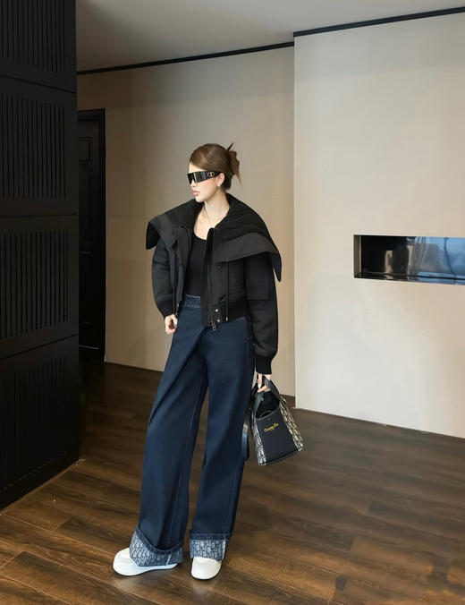 迪奥 25秋冬新款 大翻领短款外套(TM) 商品图1