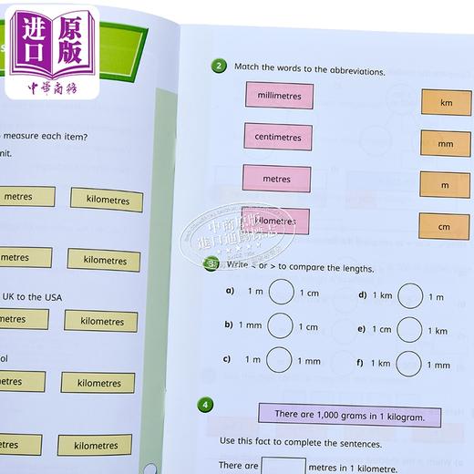 预售 【中商原版】White Rose Math Year 4 英国白玫瑰数学教材练习册 小学四年级学年套装14册 秋4册+春4册+夏6册 加减乘除法运算 商品图2