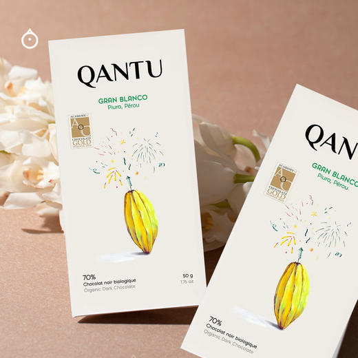企鹅市集|加拿大Qantu坎涂金奖巧克力50g 增味奶巧/无糖奶巧/羊奶巧克力/黑巧克力可选 商品图8