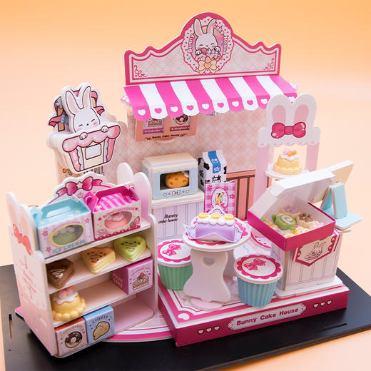 微缩美食街DIY手工拼搭制作贩卖屋景玩具-纪念日百货门店同款168495369 商品图3