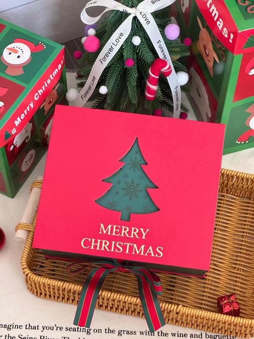 D121018圣诞树蝴蝶丝带礼盒圣诞节B备送女朋友满满的礼物仪式感 商品图6