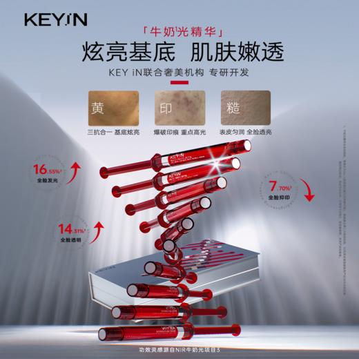 KEY iN【沐光奢护套组】 （牛奶光 3ml*10支/盒*1+眼霜30g/瓶）舒缓保湿/紧致修护 商品图1