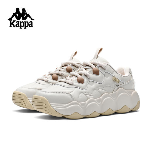 Kappa 面包鞋老爹鞋女2025新款厚底运动鞋百搭休闲鞋子K0GW5MC66 商品图2