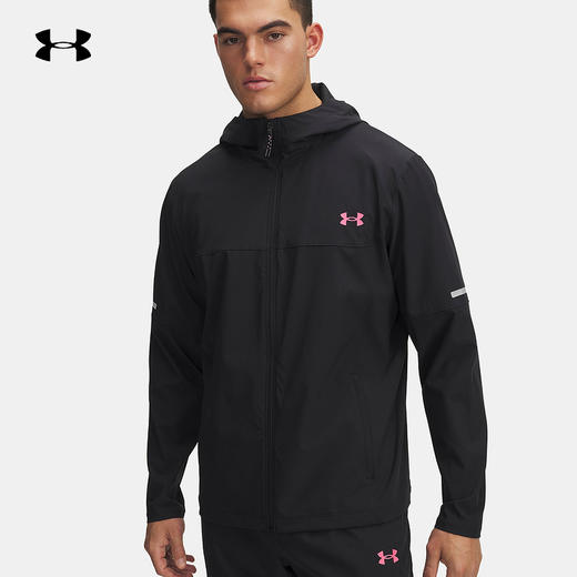 【12.13圣诞专享礼遇】
UA安德玛外套休闲2025新款男士户外运动连帽梭织夹克 6004967-001 商品图0