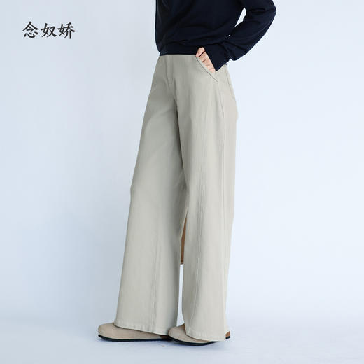 【商场同款】CNT5B59 “ 通勤弯刀裤 ” 兼具松弛与通勤的牛仔裤！弯刀裤型，宽松却不臃肿 商品图0