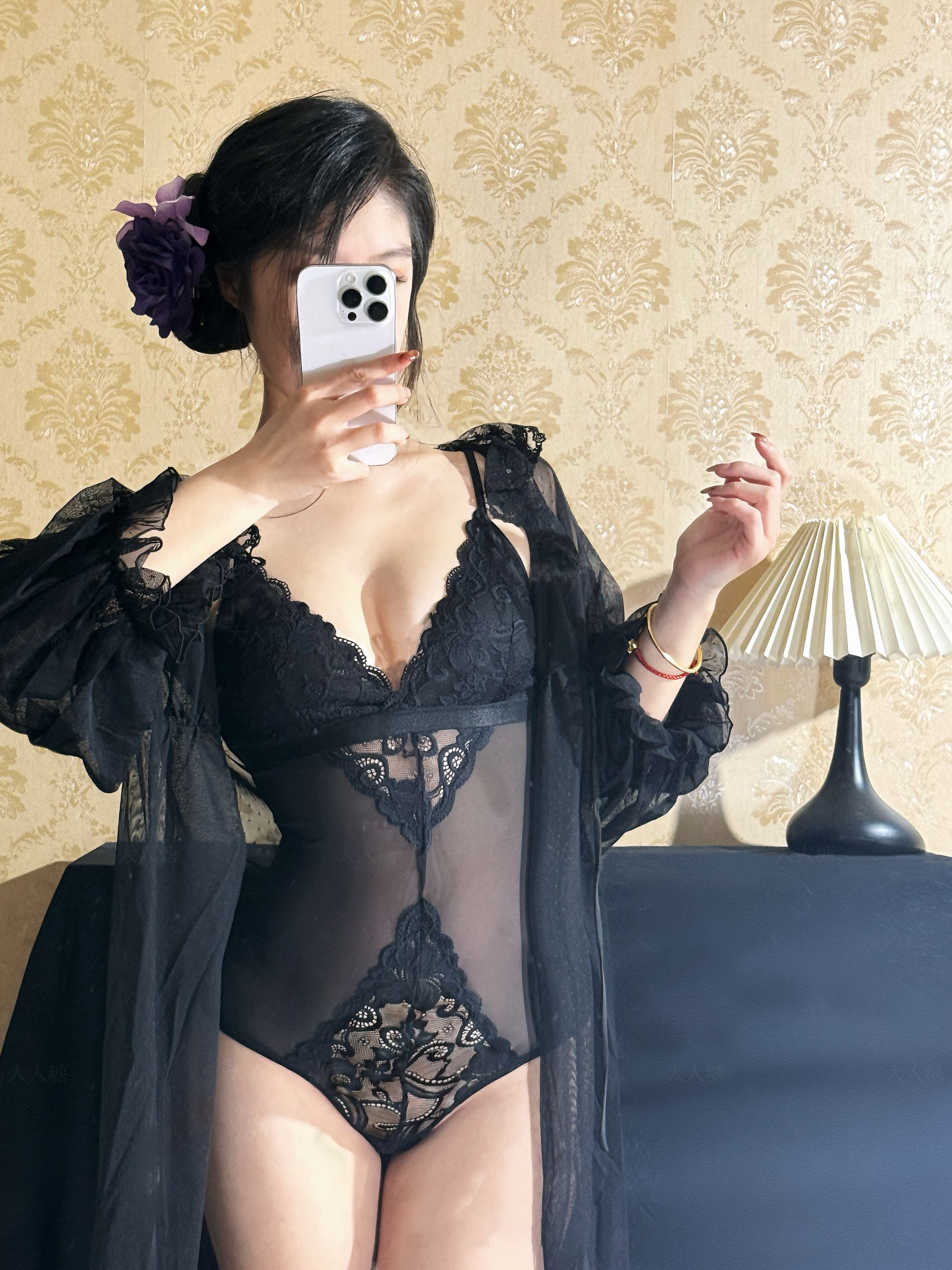 情趣内衣上新「夜身勾勒」🩱情趣连体衣裆部可解显腰细弹性针织面料（官方上新）