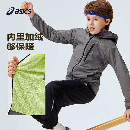 ASICS/亚瑟士儿童2026年轻量化加绒撞色款便服外套防泼水保暖舒适 商品图1