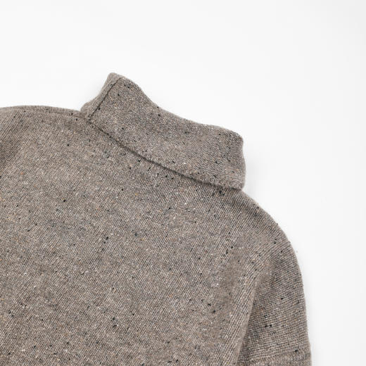 ROMI STUDIO“羊毛花纱”彩点高领套头简约老钱毛衣 RWDSST1830 商品图4