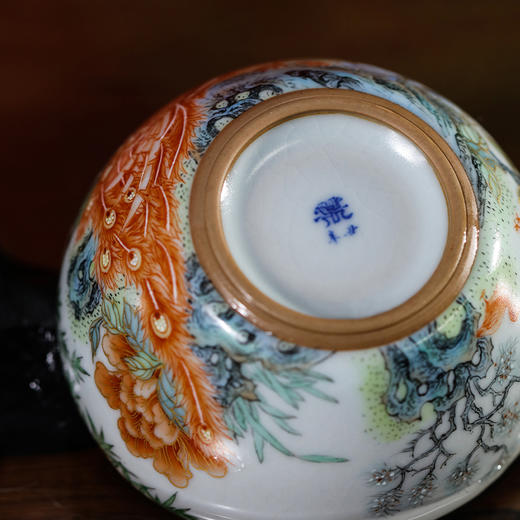 问鼎汝瓷鼎峰系列春意无限（月白精工复刻款观月杯） 商品图5