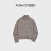 ROMI STUDIO“羊毛花纱”彩点高领套头简约老钱毛衣 RWDSST1830 商品缩略图0