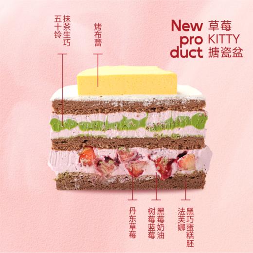 草莓KITTY搪瓷碗 商品图1