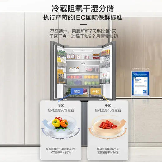 海尔（Haier）冰箱 BCD-551WGHTD1CLJU1 商品图4