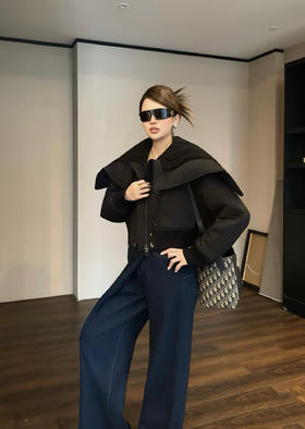 迪奥 25秋冬新款 大翻领短款外套(TM)