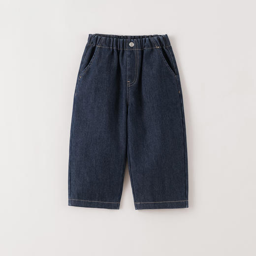 [加绒保暖]马克珍妮男童直筒牛仔裤宝宝裤子2025年冬装新款552060 商品图2