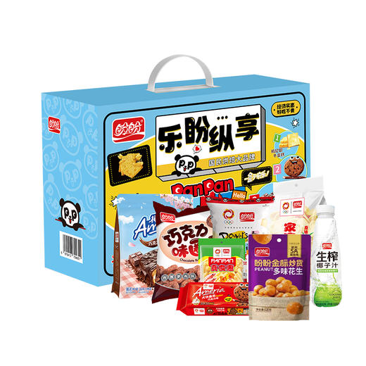 盼盼休食礼盒-乐盼纵享休闲零食1441g-XJ 商品图1