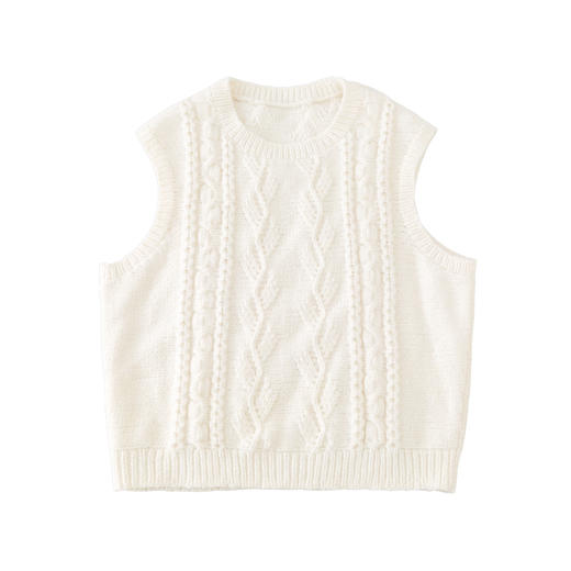 苏苏姐家白茅草背心手工DIY编织棒针羊毛自制毛线团材料包 商品图5