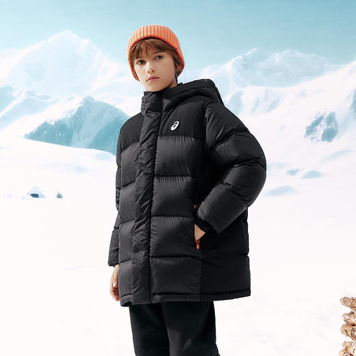ASICS/亚瑟士儿童25年中长款羽绒服蓄热保暖柔软舒适百搭防泼水 商品图1