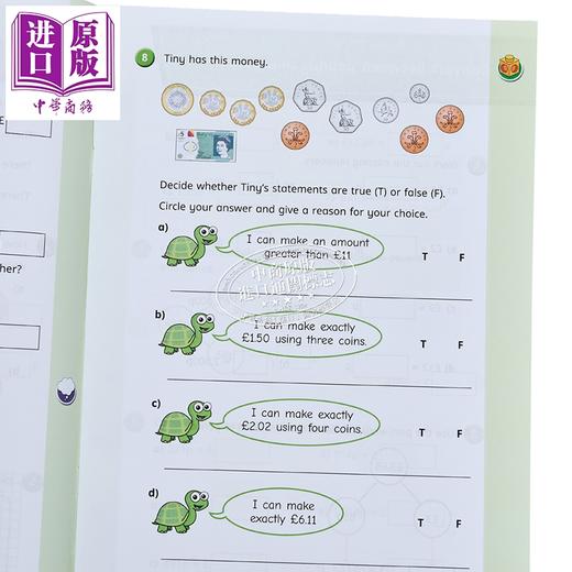 预售 【中商原版】英国白玫瑰数学练习册四年级夏季套装6册 White Rose Math Year 4 Summer Block 1-6 小学小数图形学习英文原版 商品图1