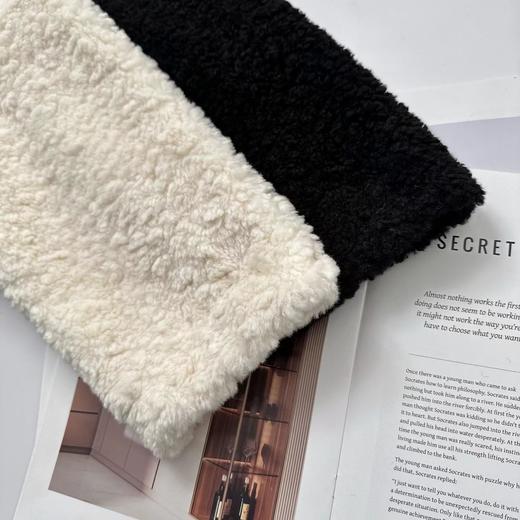 D121032冬季轻盈高保暖立领单排扣羊羔毛高质感毛毛外套 商品图6