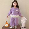 59.9/套！童洛萌女童卫衣裙加绒冬季新款套装女宝宝加绒加厚洋气儿童卫裤秋冬两件套80-150 商品缩略图3